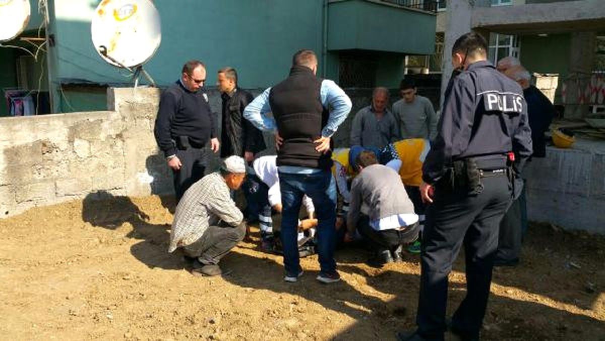 Düzce'de Üçüncü Kattan Düşen İnşaat İşçisi Yaralandı