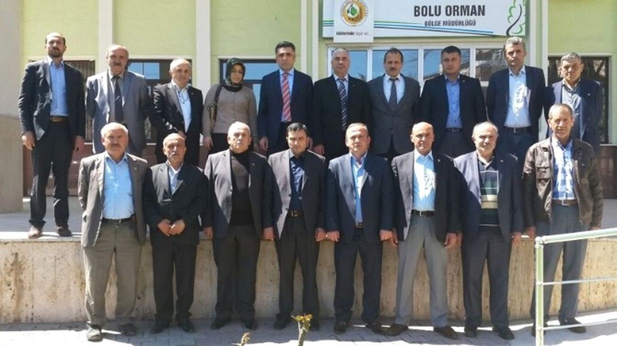 Muhtarlar Orman Bölge Müdürlüğünü Ziyaret Etti