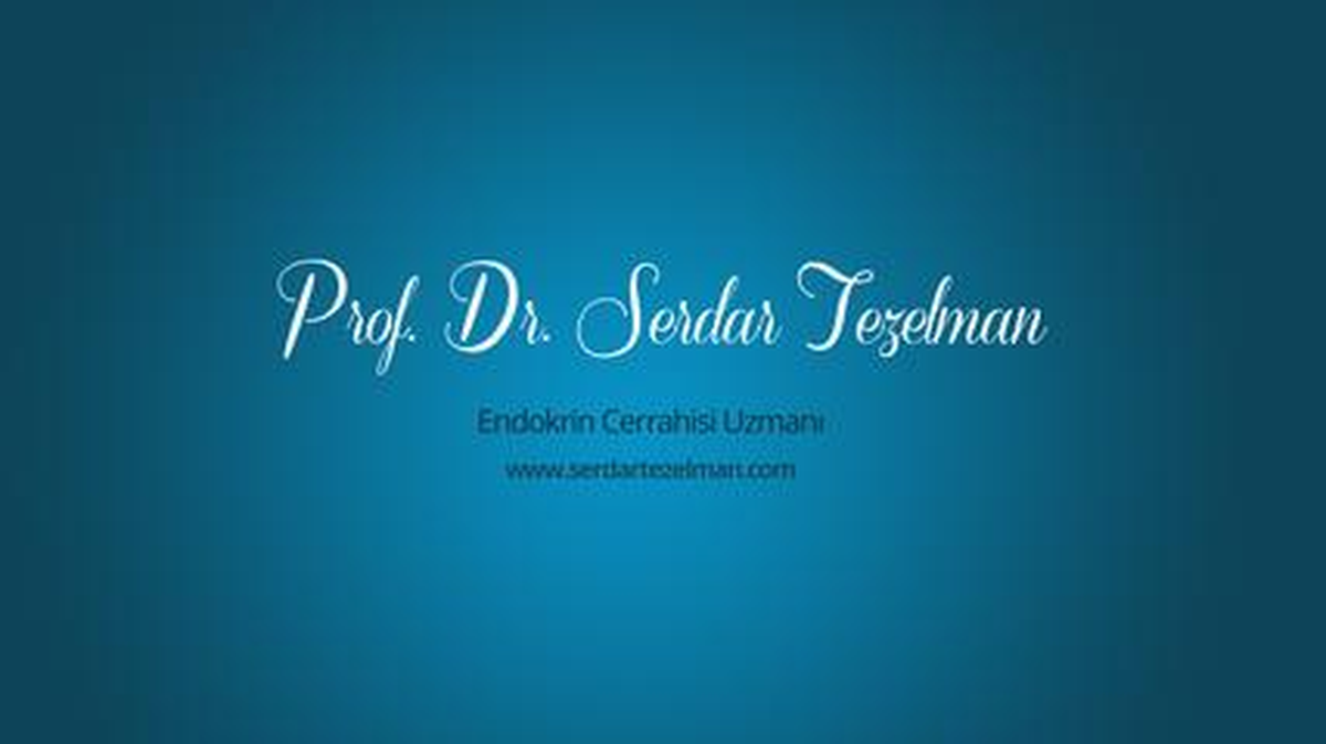 Multinodüler Guatr Nasıl Tedavi Edilir? - Prof. Dr. Serdar Tezelman