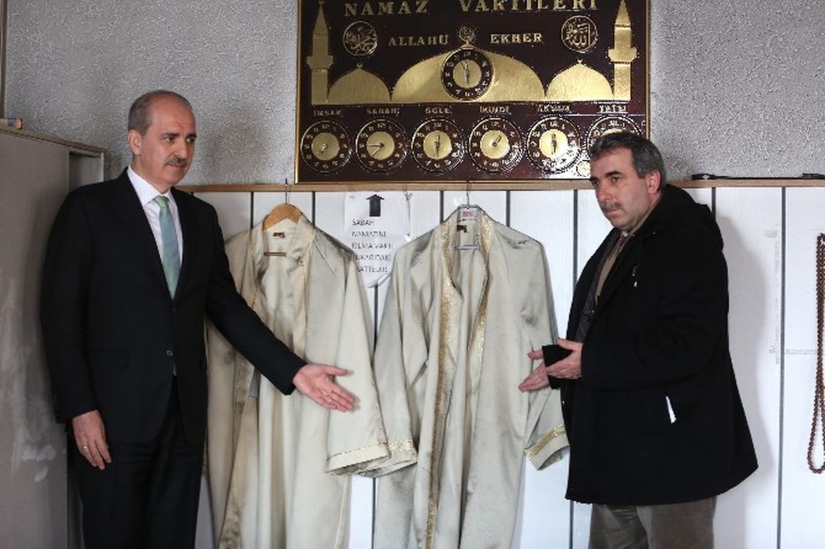 Başbakan Yardımcısı Kurtulmuş\'tan Kundaklanan Camiye Ziyaret