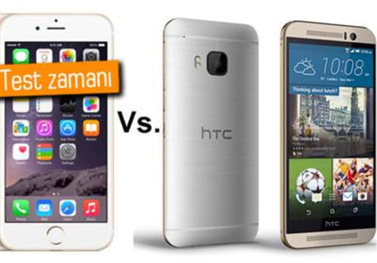 Hız Testi: Htc One M9 Vs İphone 6