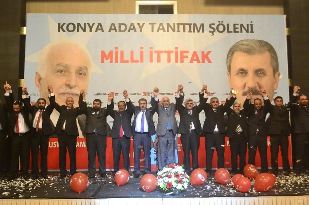 Milli İttifak\' Konya Adaylarını Tanıttı