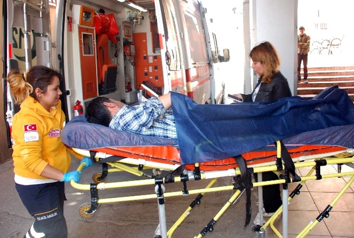Motosiklet Devrildi: 1 Yaralı