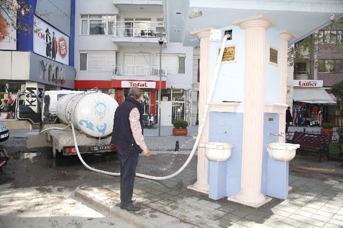 Odunpazarı Belediyesi Çeşmeleri Bakıma Aldı