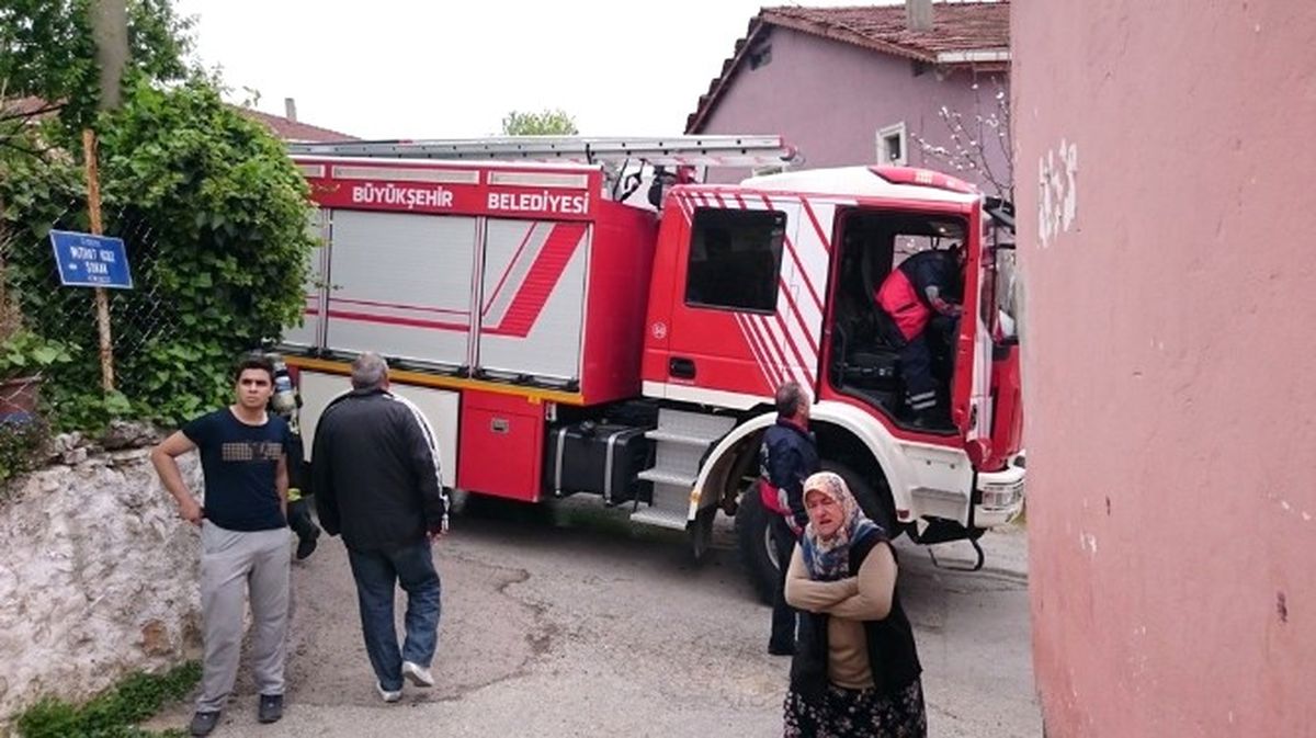 Şofbenden Çıkan Yangın Korkuttu