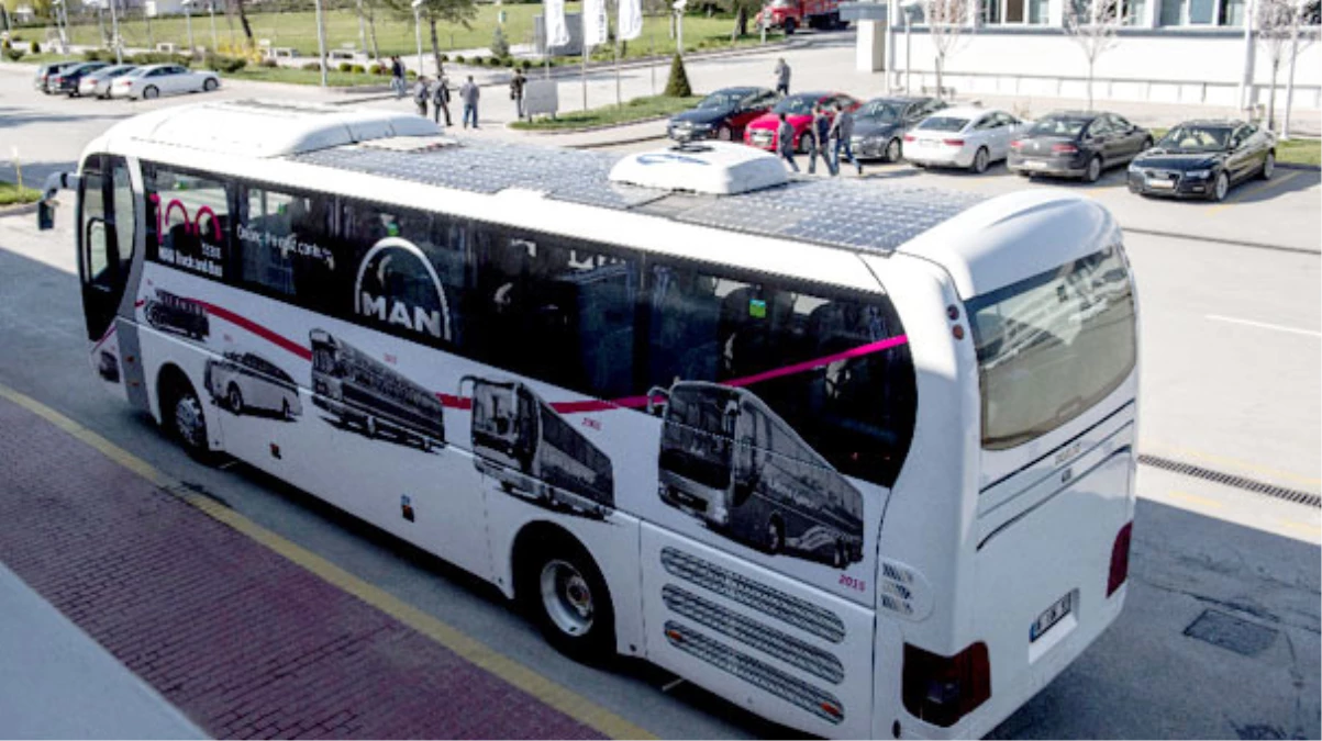Tekrar) Türkiye\'nin İlk "Güneş Otobüsü" Yollara Çıktı