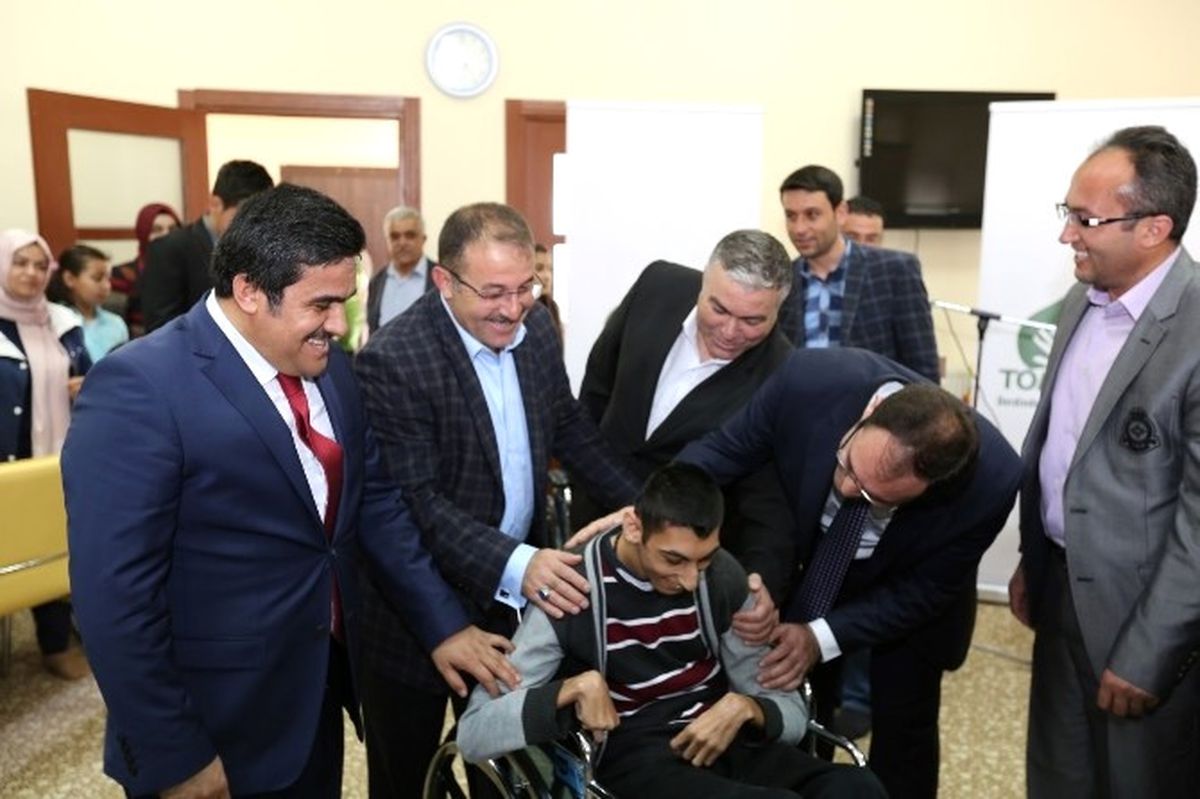 Afşin\'de 5 Engelliye Tekerlekli Sandalye