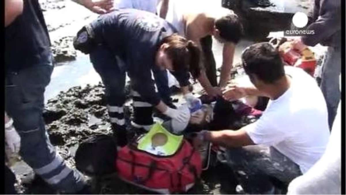 Bir Kaçak Göçmen Teknesi de Rodos Adası Açıklarında Battı