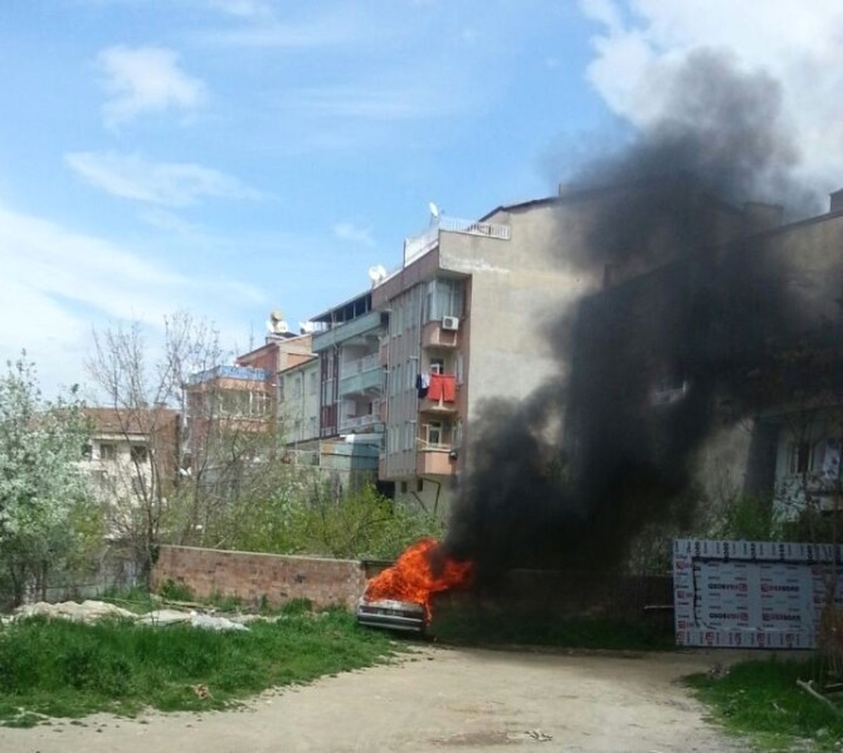 İtfaiyenin Müdahalesi Faciayı Önledi