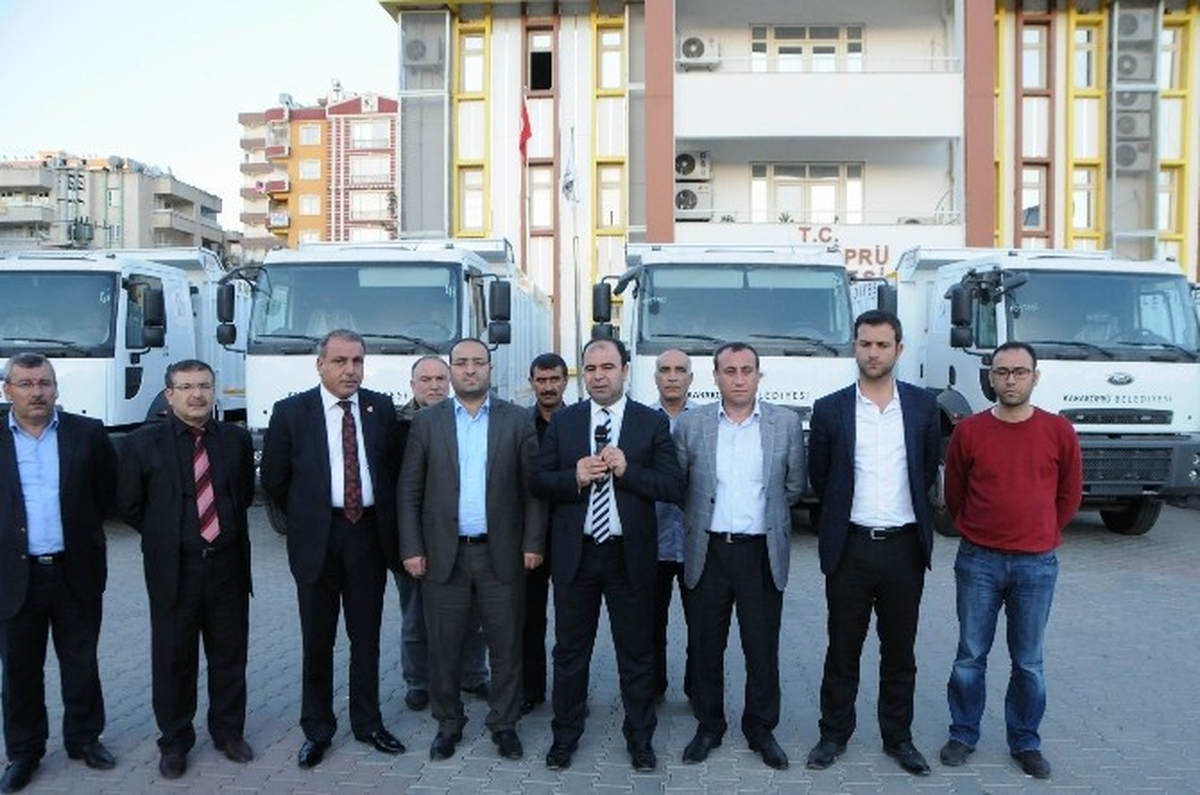 Karaköprü Belediyesi\'ne Yeni Hizmet Araçları Alındı