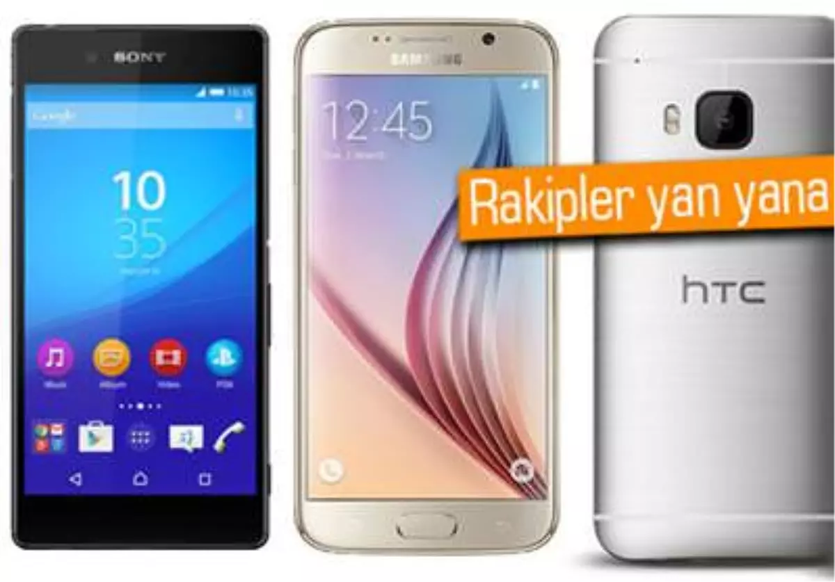 Karşılaştırma: Sony Xperia Z4, Galaxy S6 ve Htc One M9