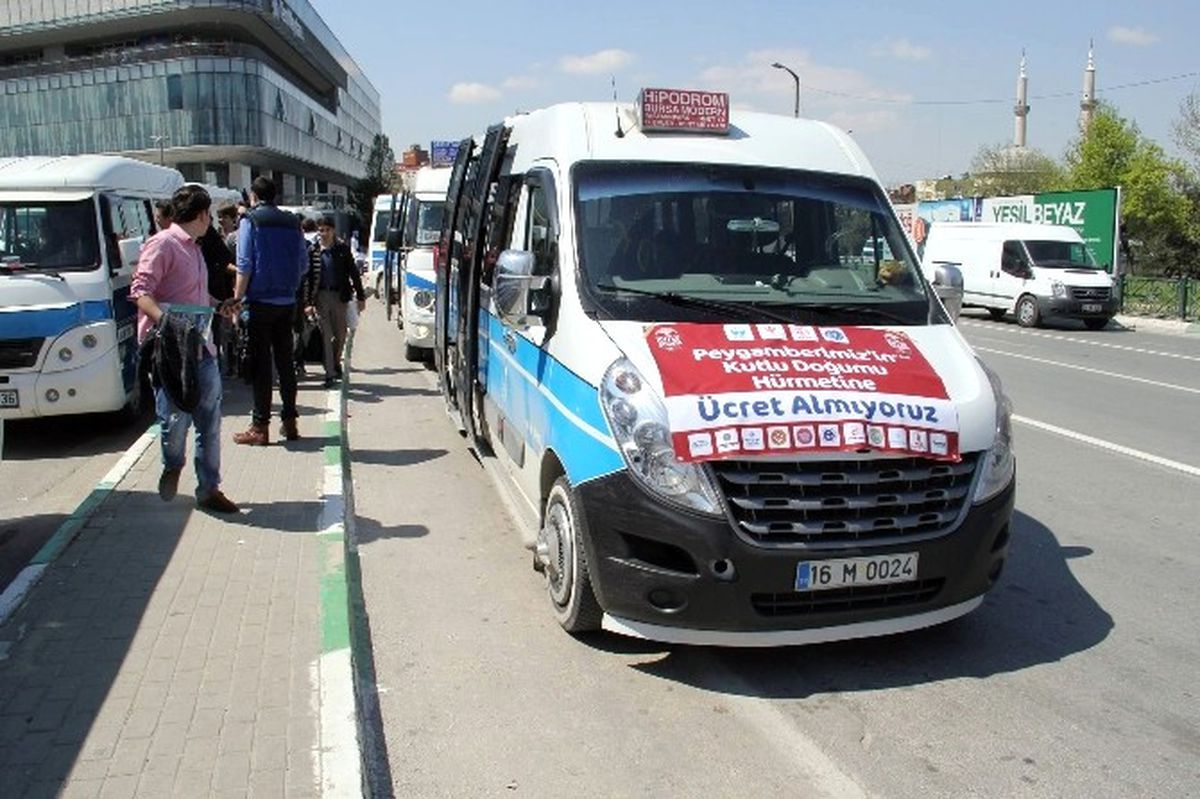Kutlu Doğum Hatırına 1 Gün Ücretsiz Ulaşım