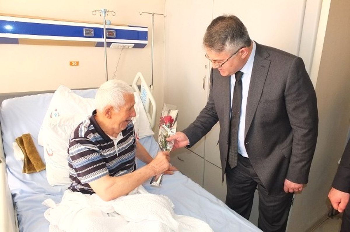 Müftüden Hastalara Ziyaret