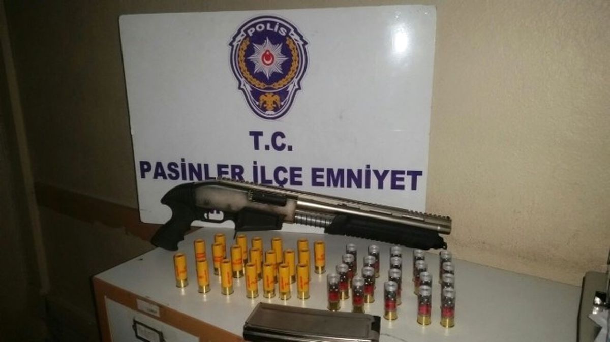 Pasinler\'de Ruhsatsız Av Tüfeği Ele Geçirildi