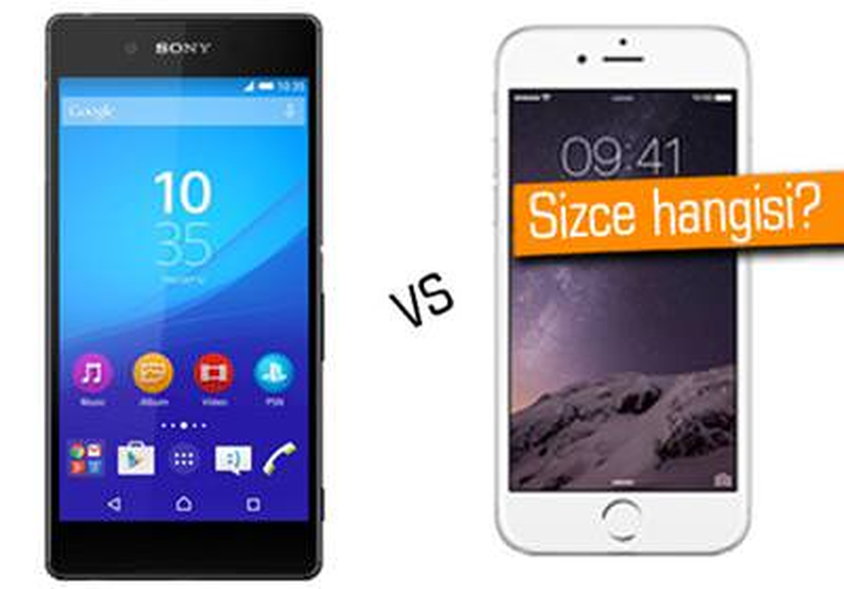 Sony Xperia Z4 ve İphone 6 Karşılaştırması