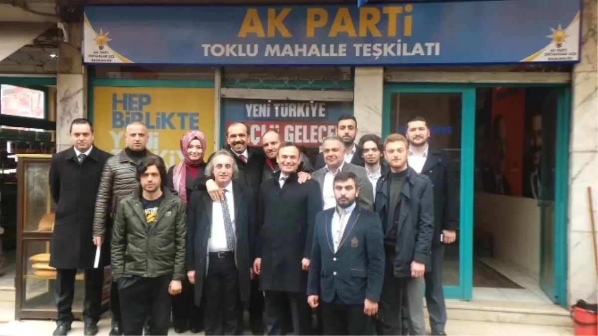 AK Parti Trabzon Milletvekili Adayı Muhammet Balta\'ya Toklu Mahallesinde Büyük İlgi