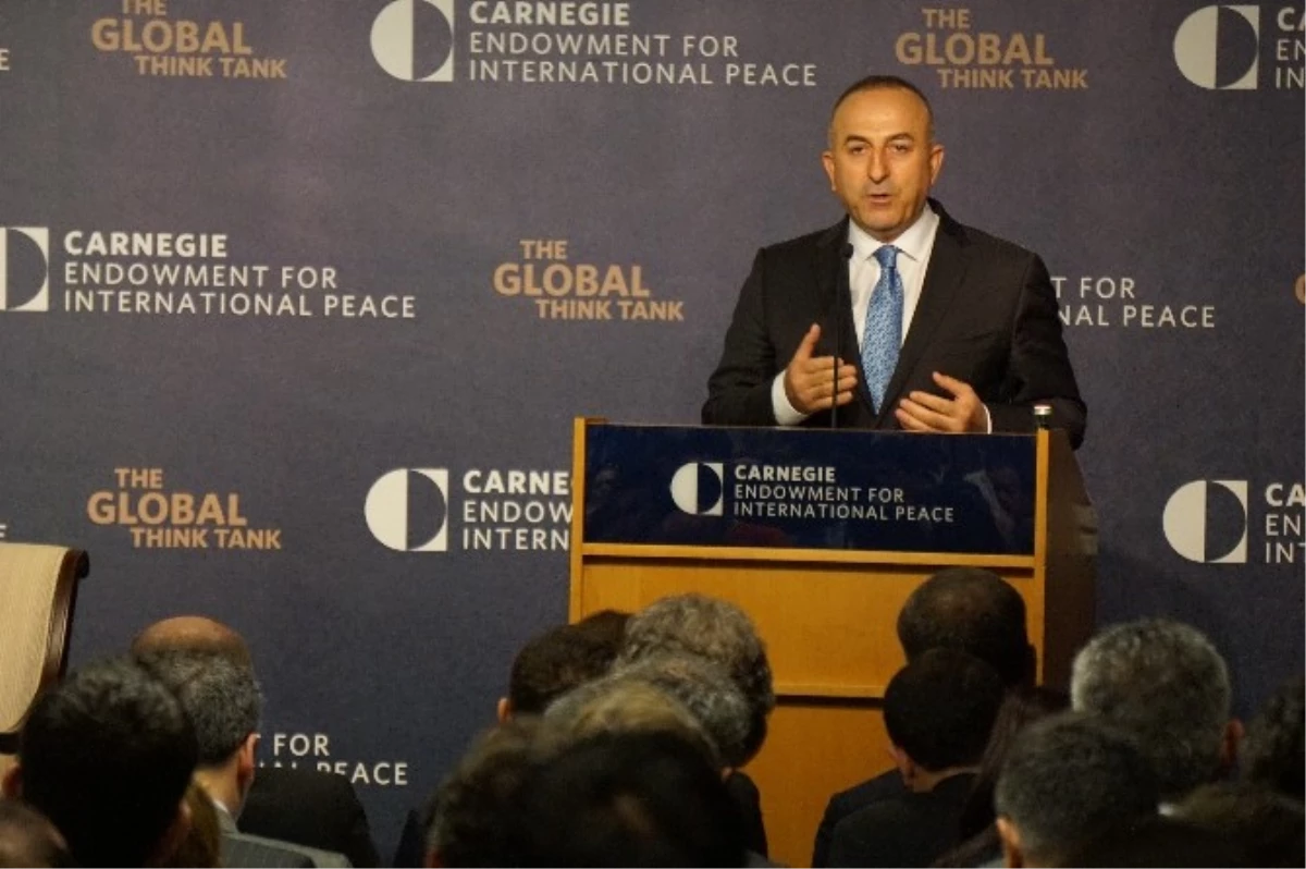 Çavuşoğlu Düşünce Kuruluşu Carnegıe\'de Konuştu