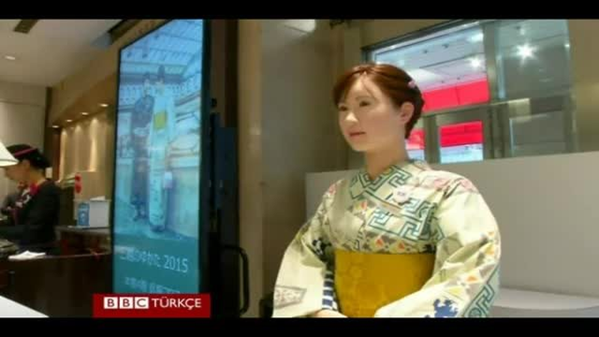 Robot Resepsiyon Görevlisi Tokyo\'da İşe Başladı