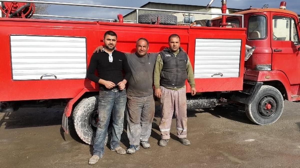 Sungurlu\'da İtfaiye Aracının Kasası Yeniden İmal Edildi