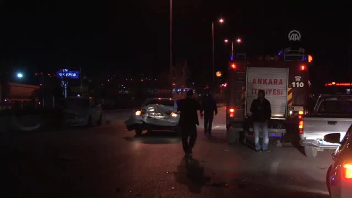 Başkentte Trafik Kazası: 1 Ölü, 4 Yaralı