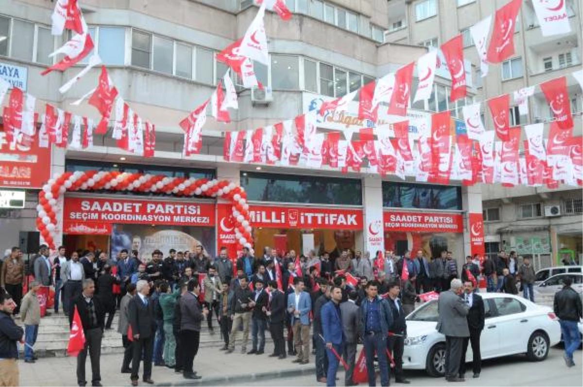 Gaziantep\'te Saadet Partisi Seçim Koordinasyon Merkezi Açıldı