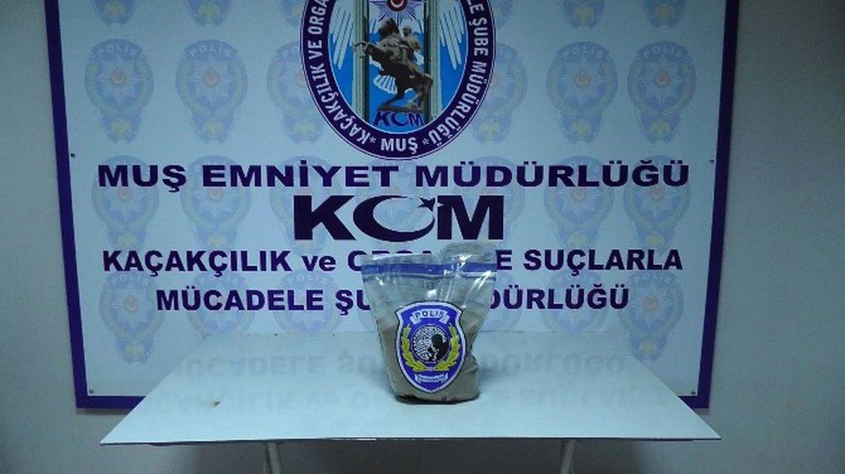 Muş\'ta Uyuşturucu Operasyonu