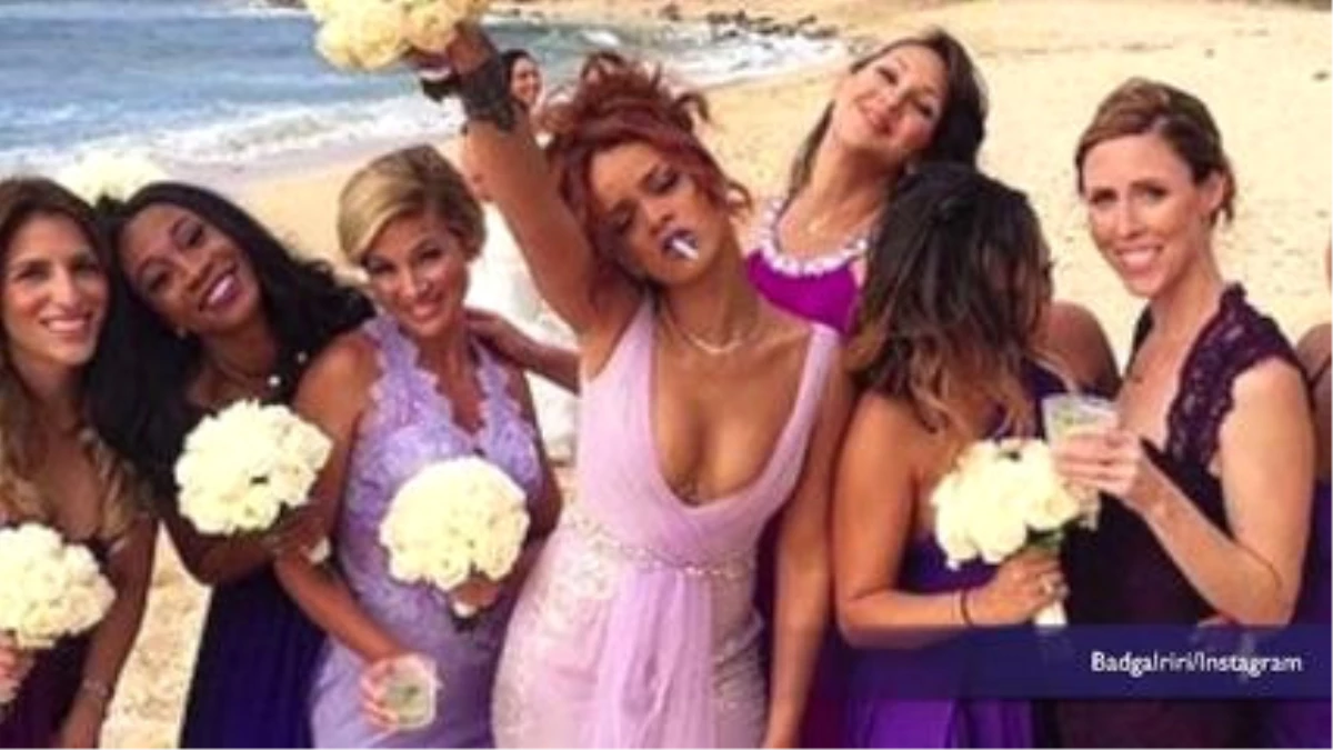 Rihanna Rocks A Bridesmaid Dress Plus Other Celebs Who Were Bridesmaids