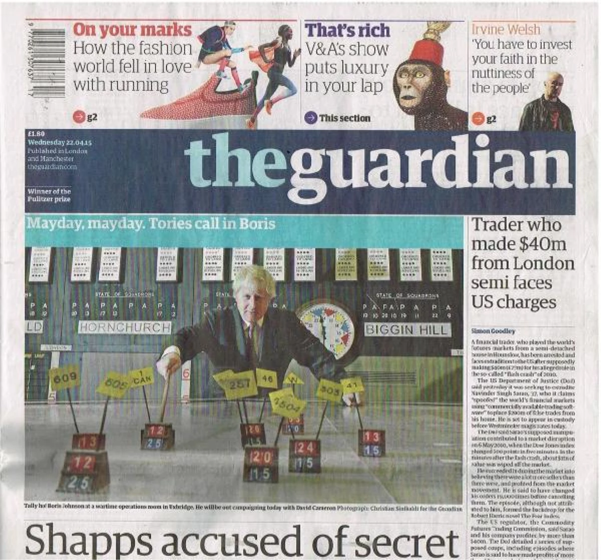 The Guardian: \'Mayday Mayday. Muhafakarlarlar Boris\'i Çağırdı\' Başlığını Attı