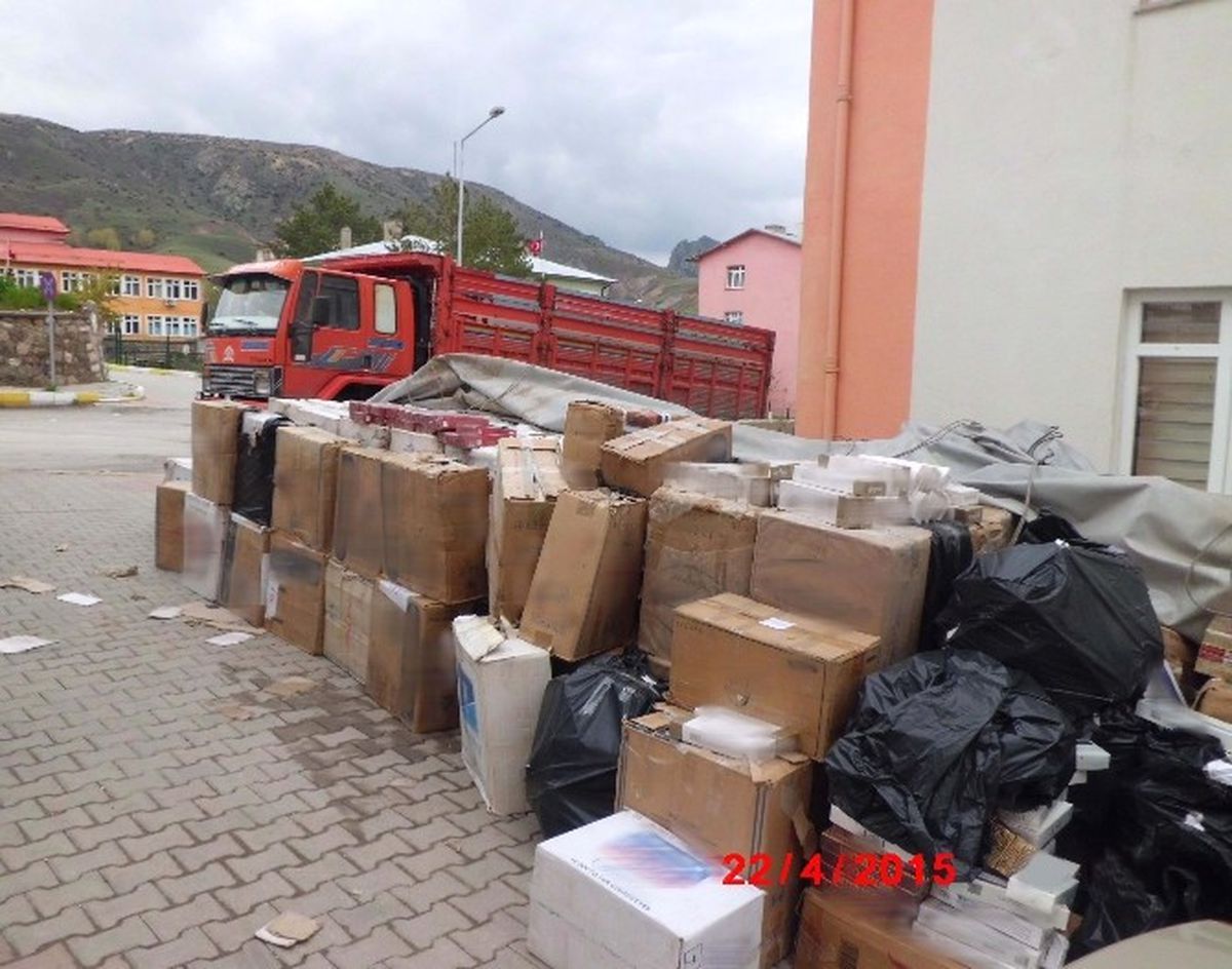Erzincan\'da 123 Bin Kaçak Sigara Ele Geçirildi