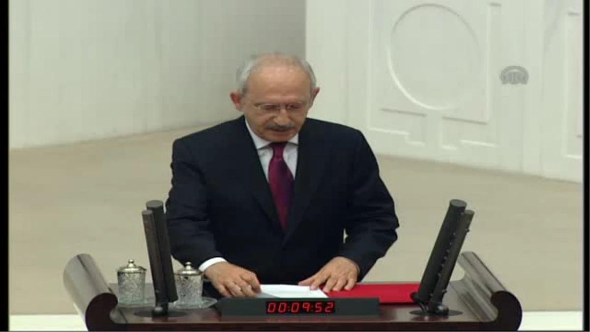 Kılıçdaroğlu: "Bu Meclis, Kendi Varoluşunu Millete ve Hukuka Borçludur"