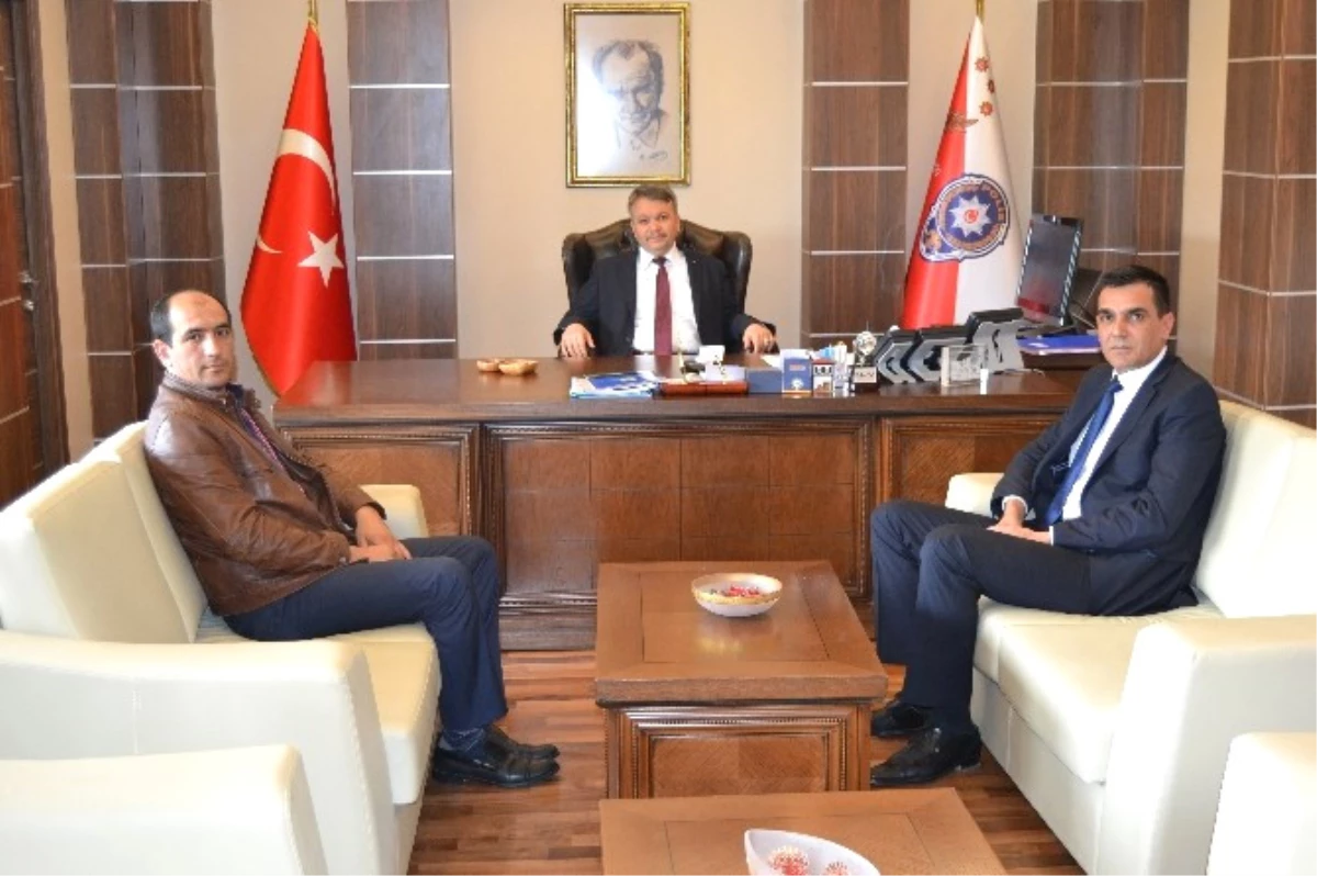 Türk Metal Sendikası Temsilcilerinden İl Emniyet Müdürü Şahin\'e Ziyaret