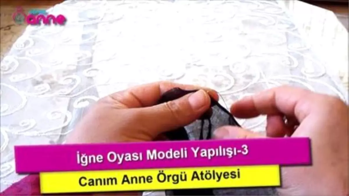 İğne Oyası Modeli Yapılışı-3