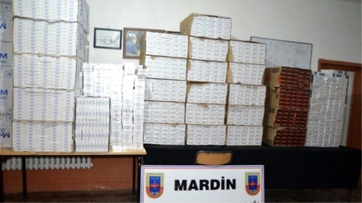 Mardin\'de 4 Günde 82 Bin 975 Paket Kaçak Sigara Ele Geçirildi