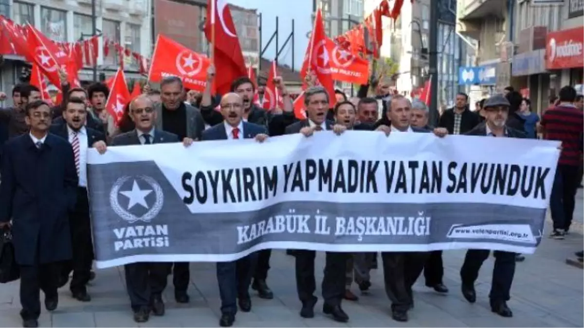 Vatan Partisi\'nden \'Soykırım\' Protestosu