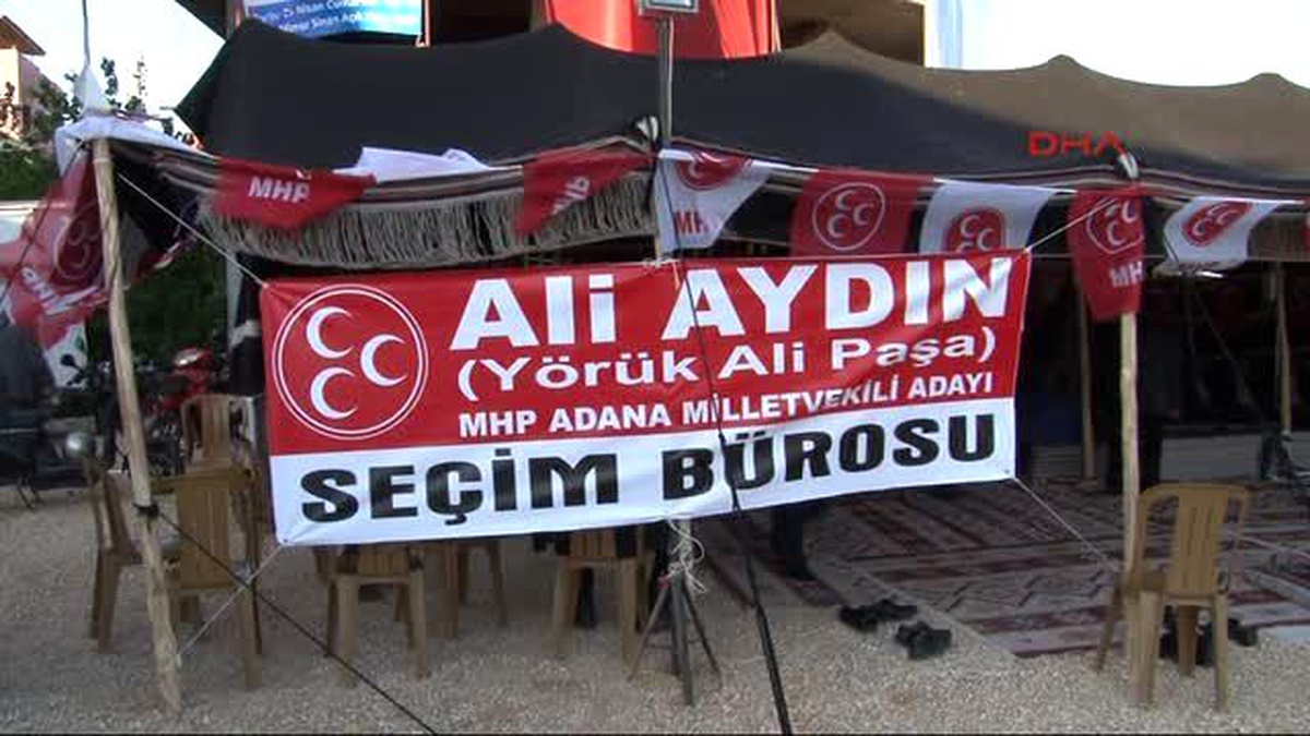 Adana MHP Adana Milletvekili Adayı \'Yörük Ali Paşa\'ya, Yörük Çadırı