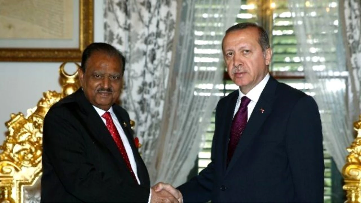 Erdoğan, Pakistanlı Mevkidaşı Memduh Hüseyin\'le Görüştü