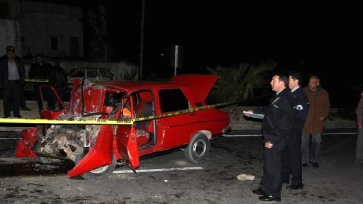 Mut\'ta Trafik Kazası: 1 Ölü, 3 Yaralı