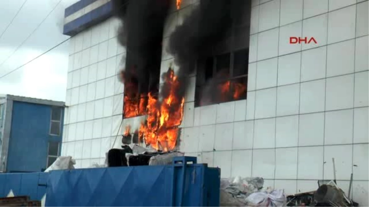 Çerkezköy Organize Sanayide Fabrika Yangını