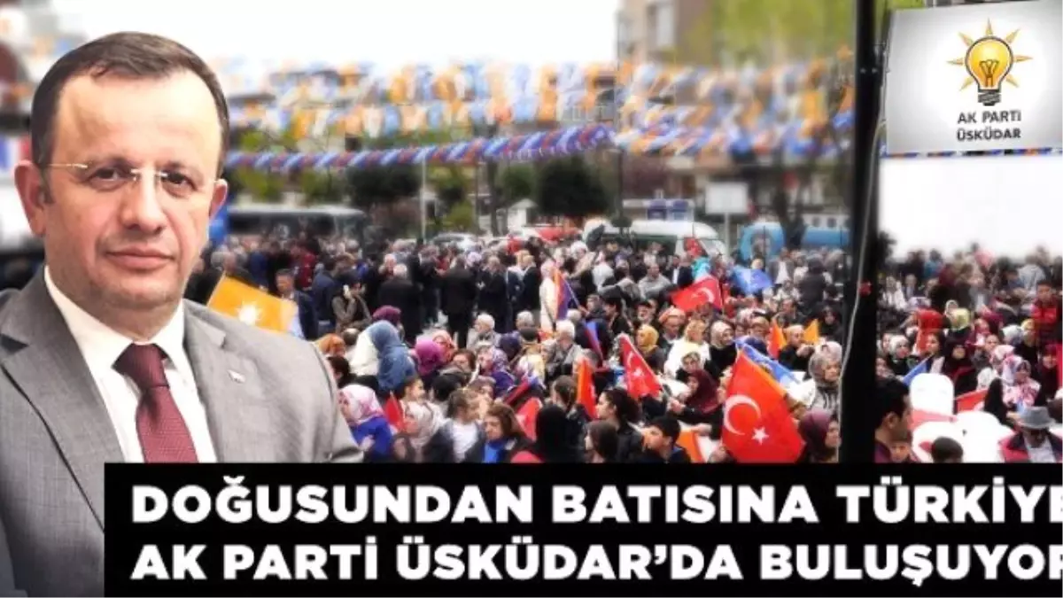 AK Parti Üsküdar İlçe Seçim Koordinasyon Merkezi muhteşem bir törenle resmen hizmete girdi