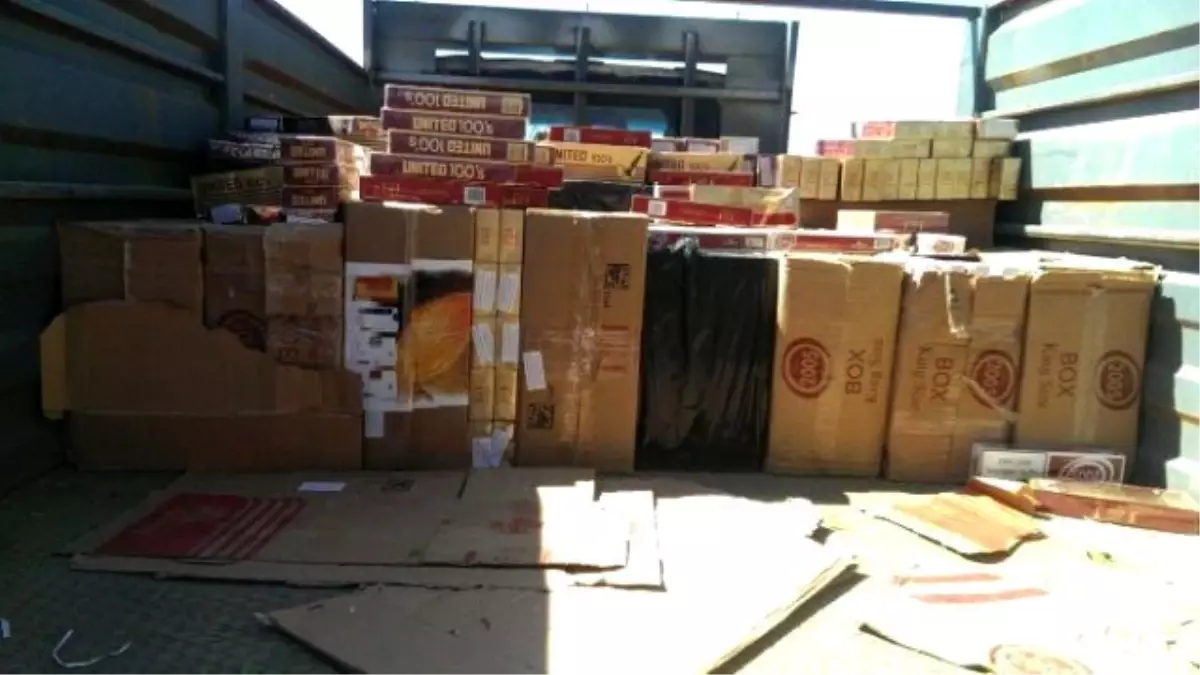 Gaziantep\'te 23 Bin Paket Kaçak Sigara Ele Geçirildi