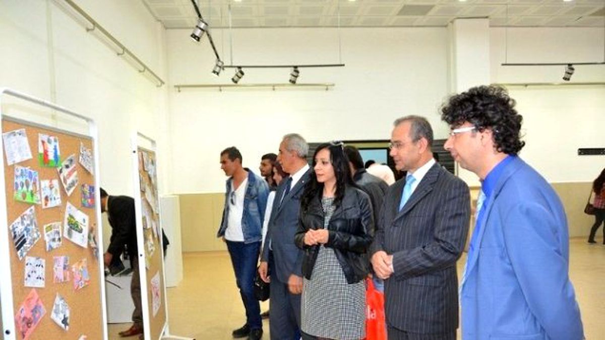 Görsel Sanatlar Eğitimi Sergisi Açıldı
