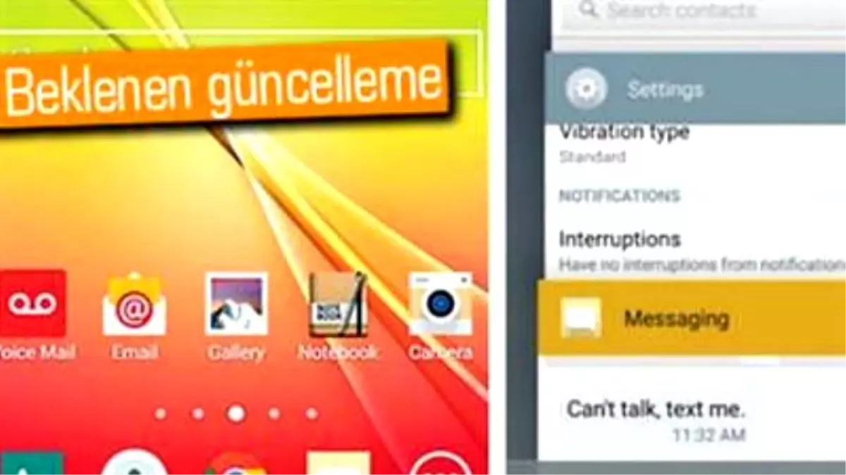 Lg G2 İçin Lollipop Güncellemesi Geldi!