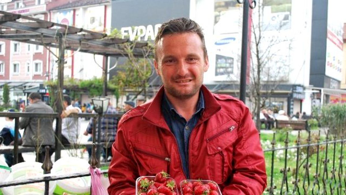 Bartın Çileği Tezgahlardaki Yerini Aldı