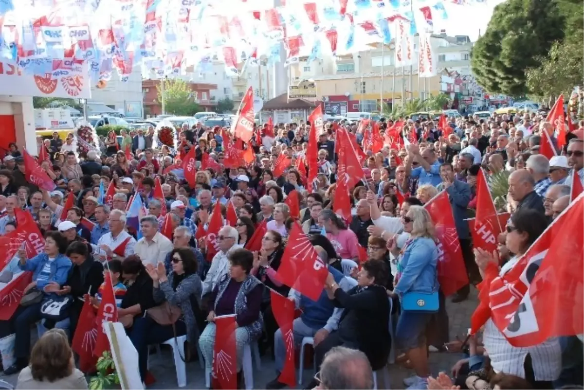 Didim\'de CHP\'den Miting Gibi Seçim Ofisi Açılışı