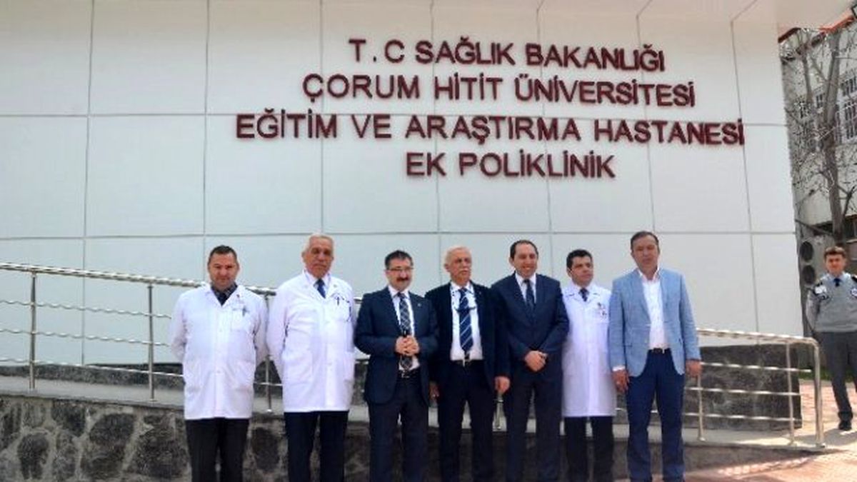 Hitit Üniversitesi\'nde 1 Milyon 340 Bin 549 Hastaya Poliklinik Hizmeti Verildi