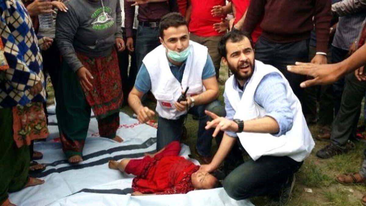 İhh Ekipleri Nepal\'de Çalışmalarına Başladı