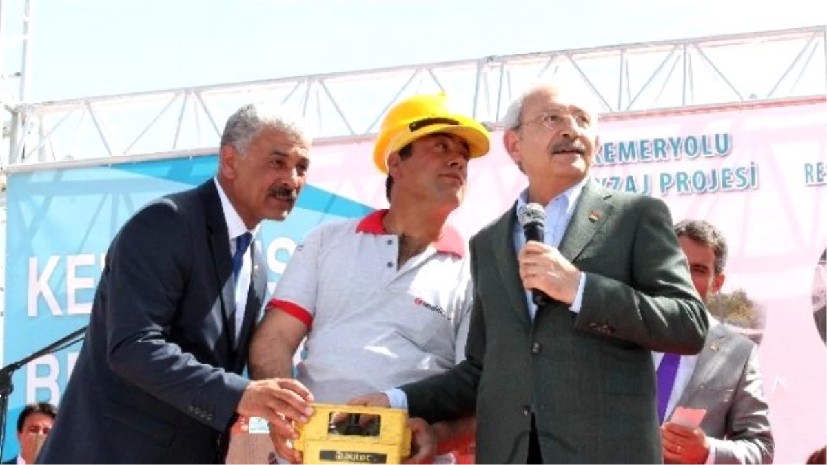 Kılıçdaroğlu Temel Atma Törenine Katıldı