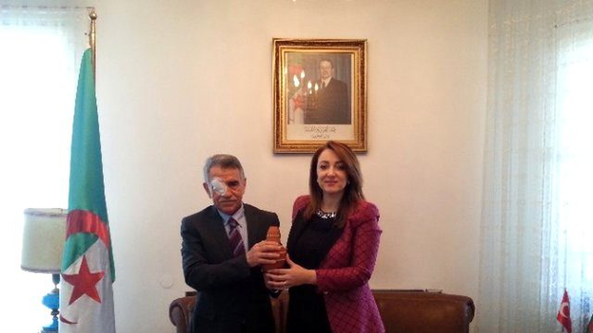 Sankon Genel Başkanı Atasoy, Cezayir Demokratik Halk Cumhuriyeti Ankara Büyükelçisiyle Görüştü