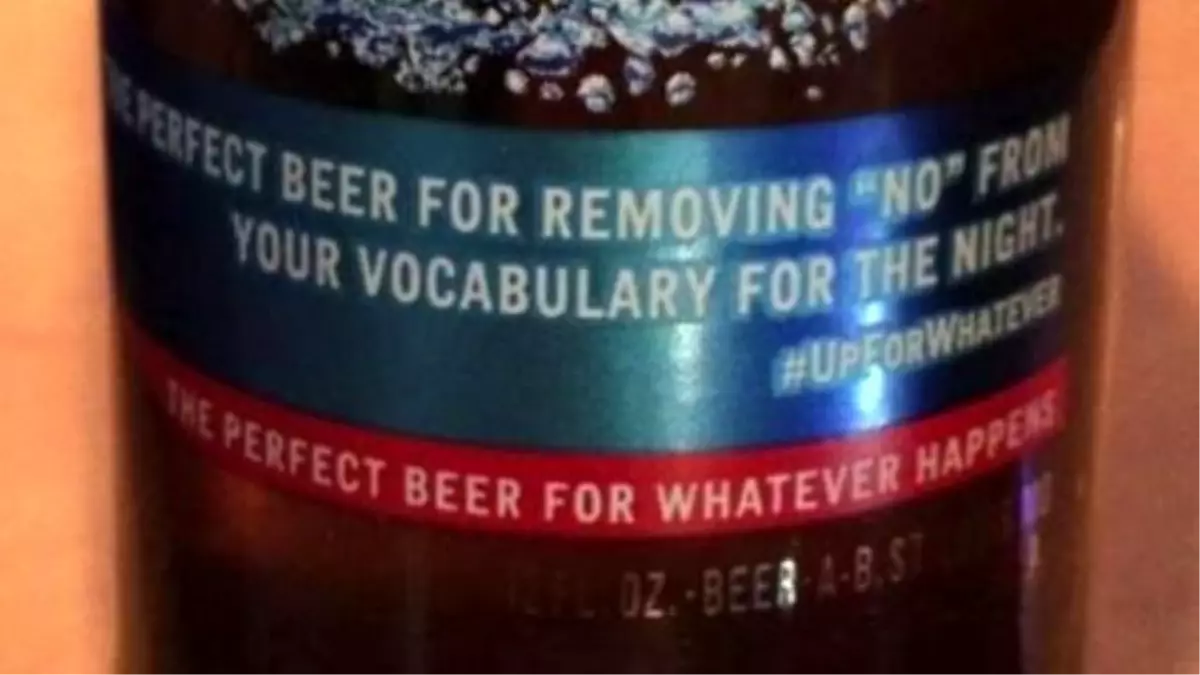 Bud Light Apologizes For Seemingly Pro-rape Slogan