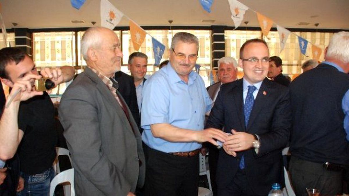 Bülent Turan, Biga\'da Muhtarlarla Buluştu